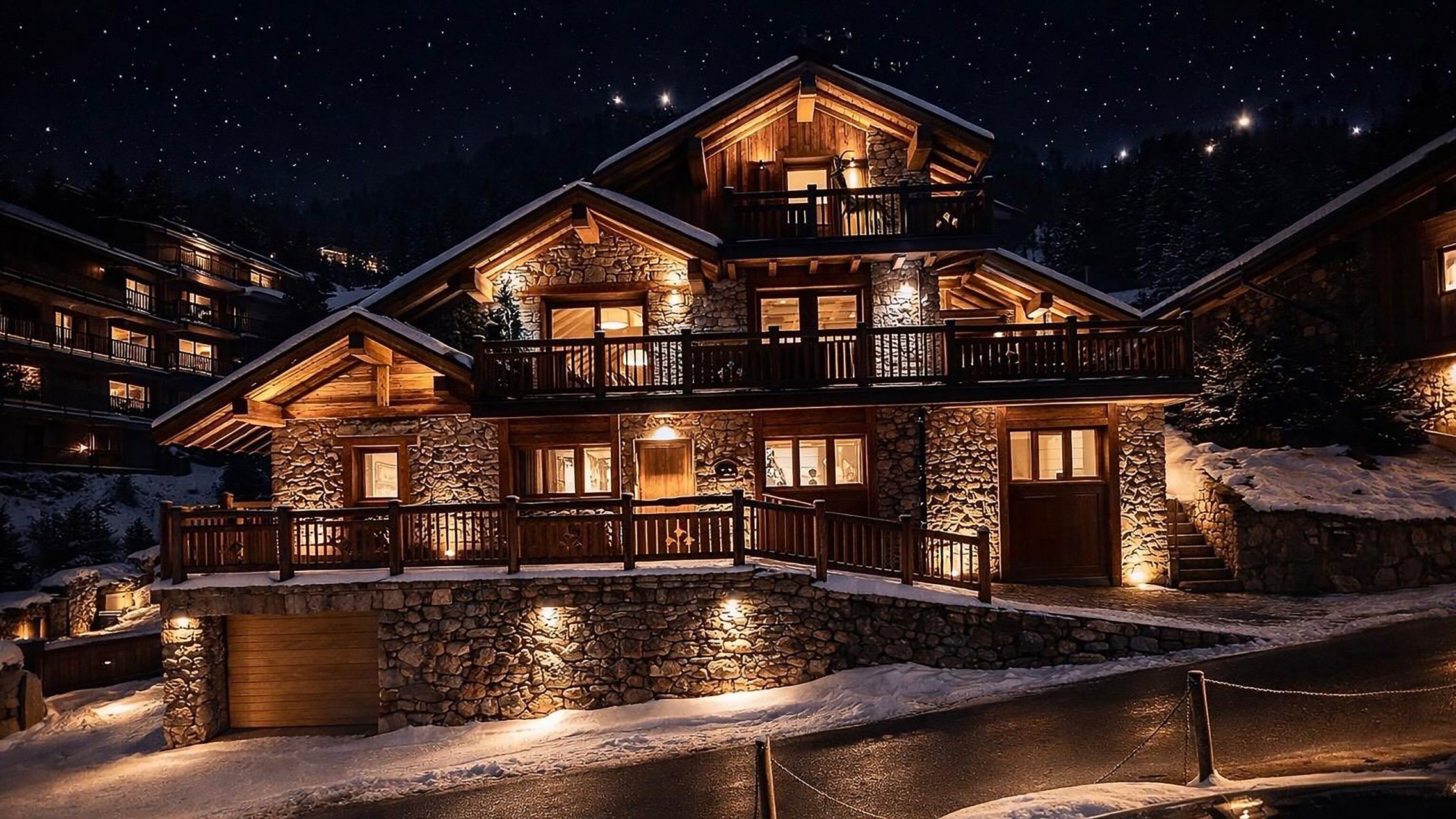 luxury chalet 15 Rooms for seasonal rent on MERIBEL LES ALLUES (73550)