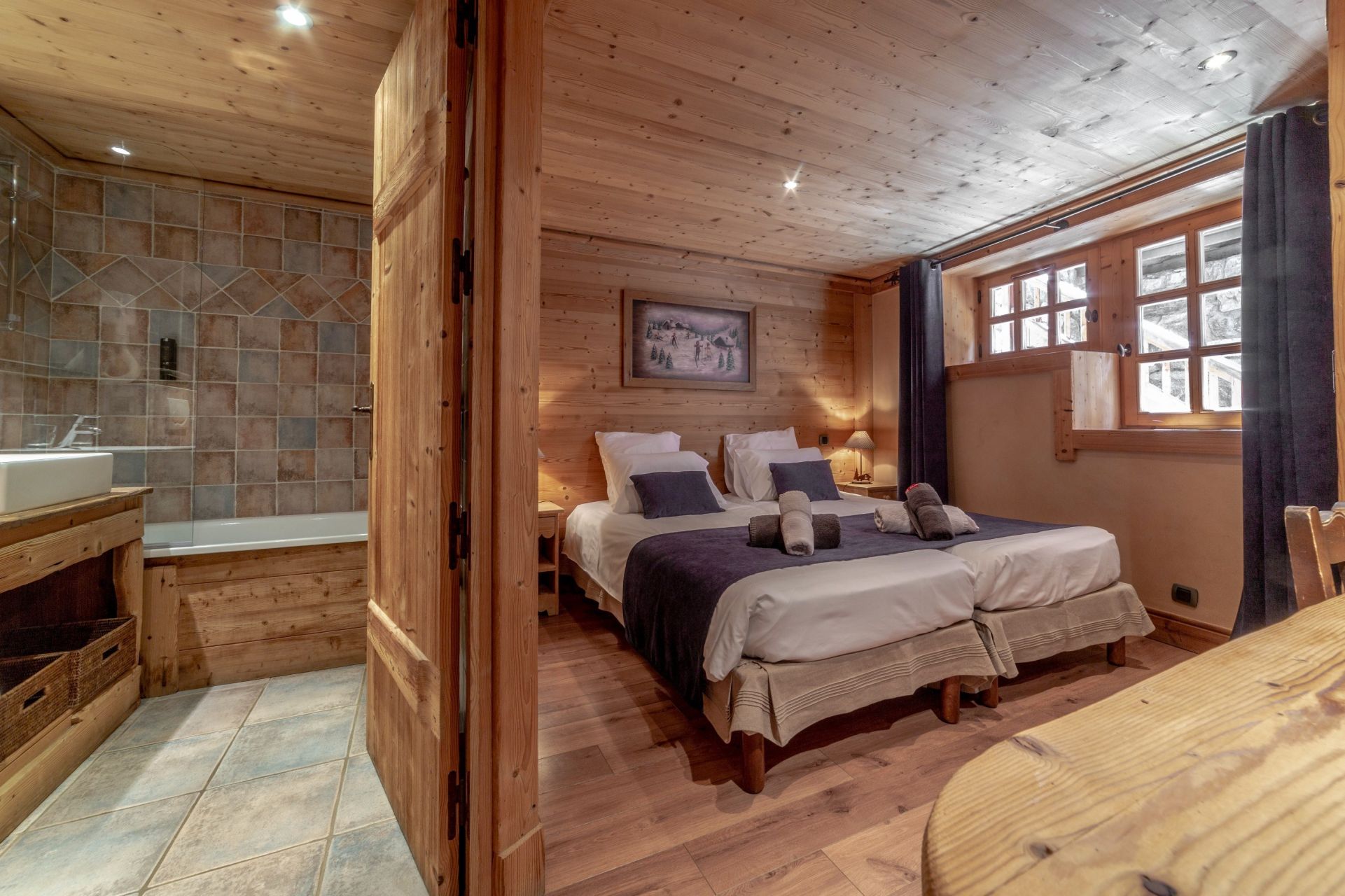 luxury chalet 7 Rooms for seasonal rent on MERIBEL LES ALLUES (73550)