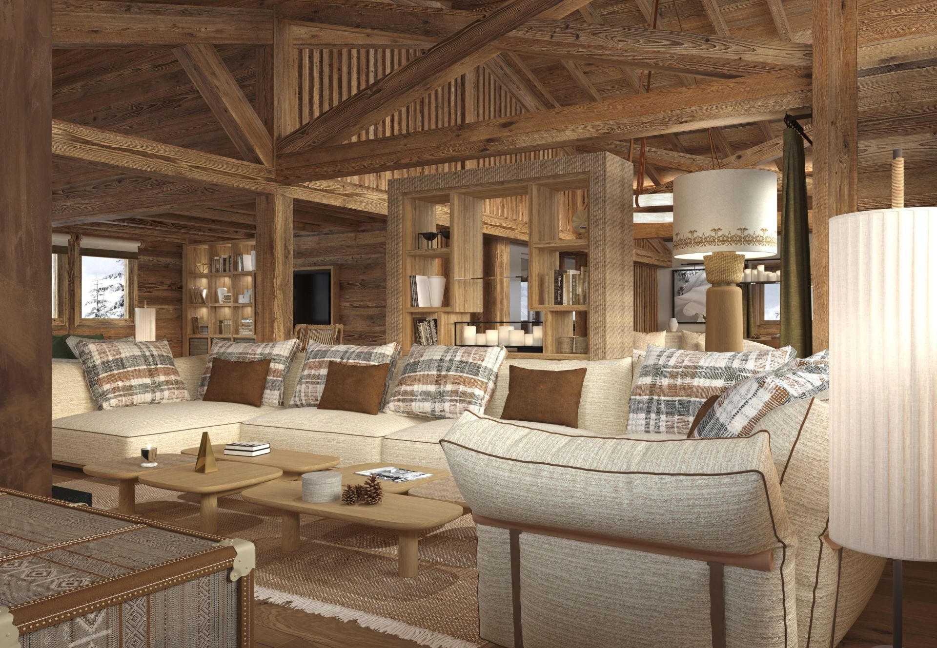 luxury chalet 10 Rooms for seasonal rent on MEGEVE (74120)
