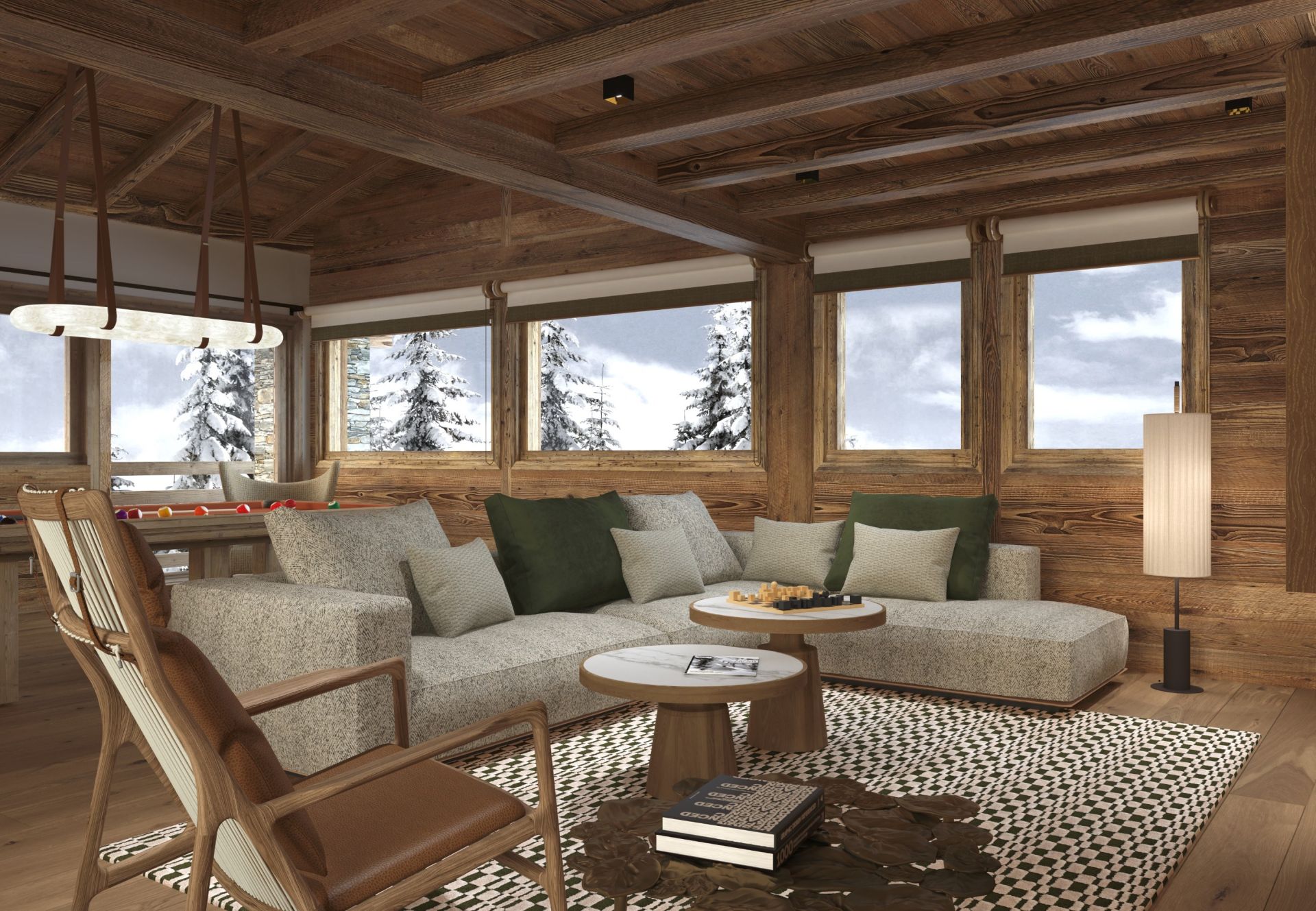 luxury chalet 10 Rooms for seasonal rent on MEGEVE (74120)