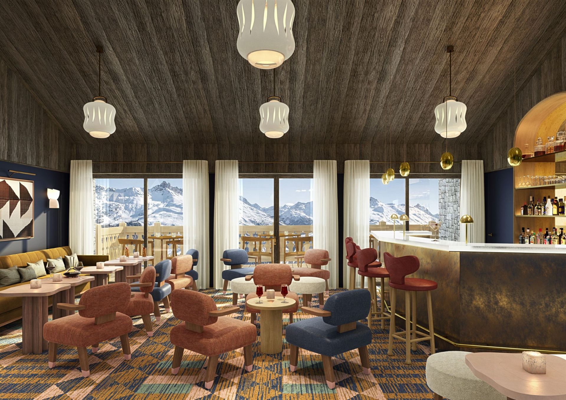 luxury chalet 5 Rooms for seasonal rent on MERIBEL LES ALLUES (73550)