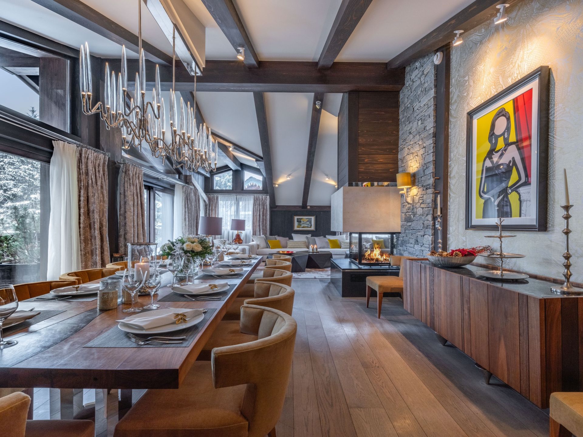 chalet de luxe 7 Pièces en location saisonnière sur COURCHEVEL (73120)