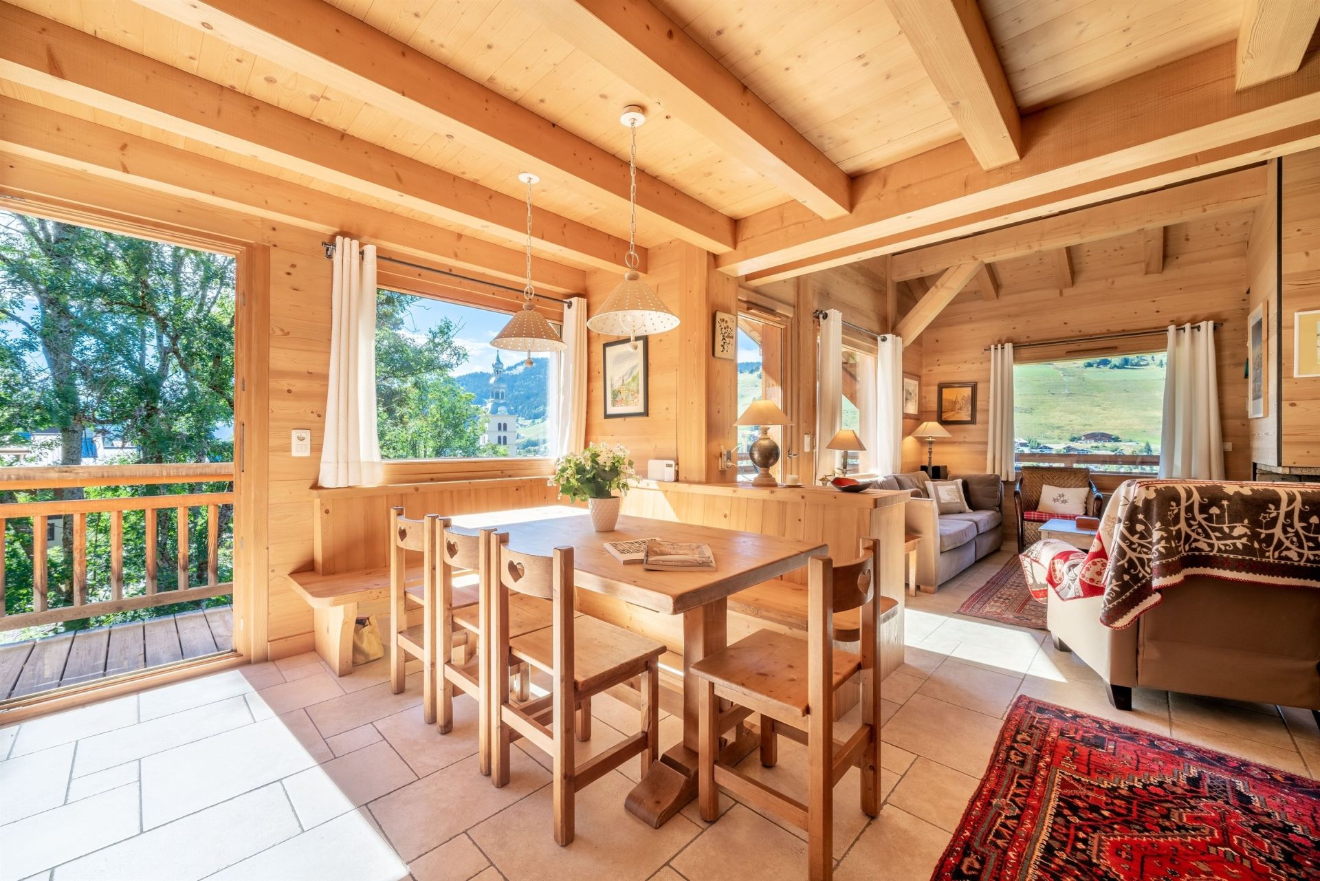 luxury chalet 5 Rooms for seasonal rent on MEGEVE (74120)