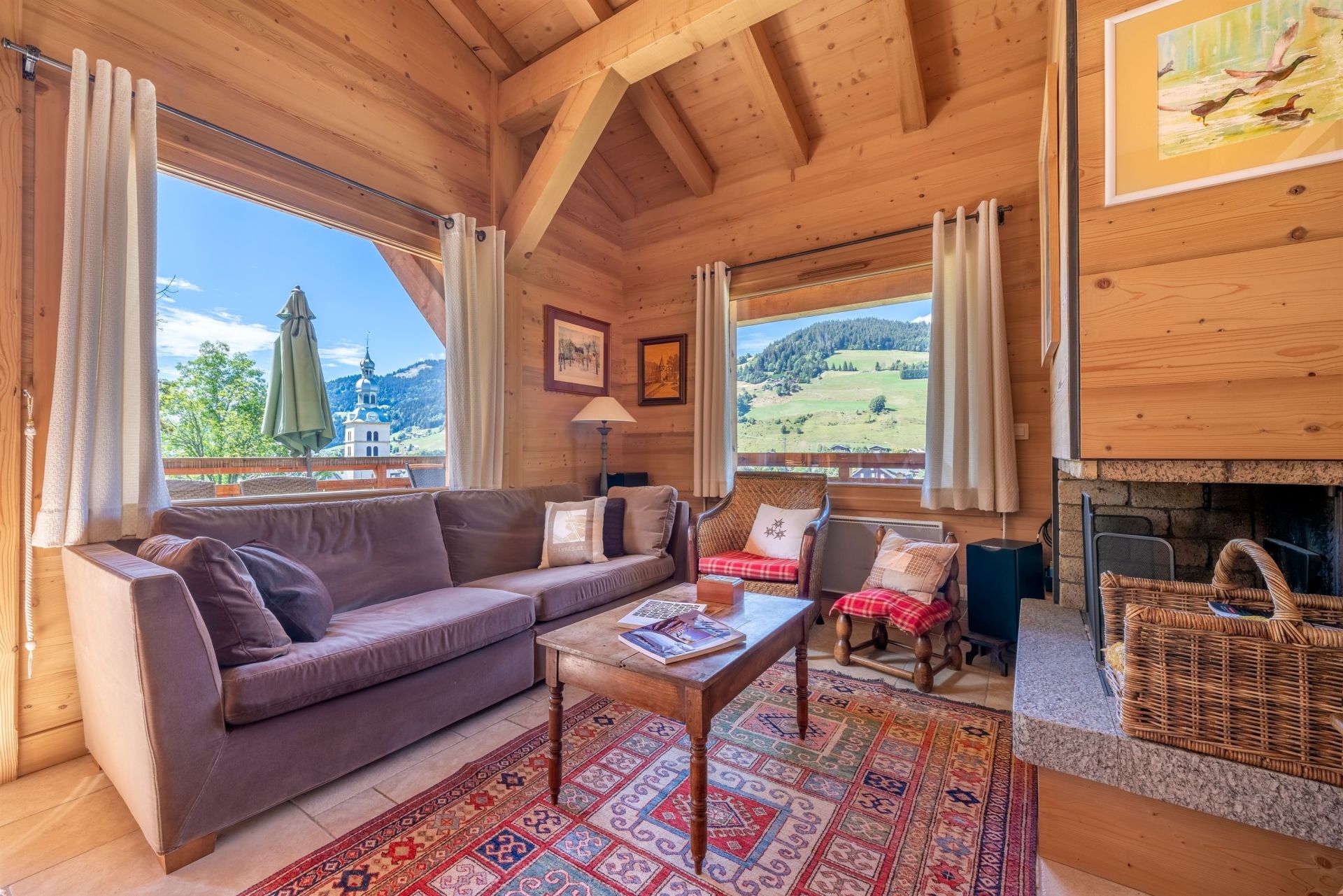 luxury chalet 5 Rooms for seasonal rent on MEGEVE (74120)