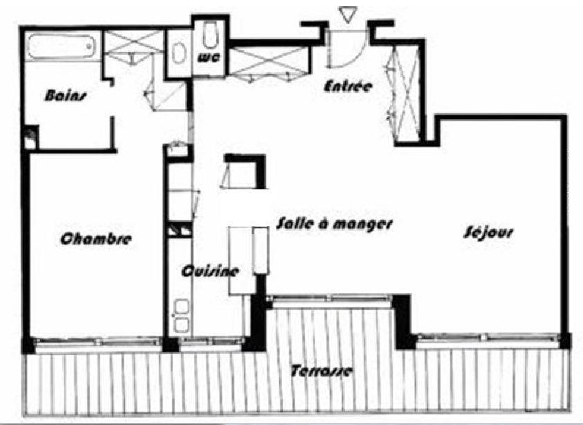 luxury apartment 2 Rooms for sale on MONACO (98000)