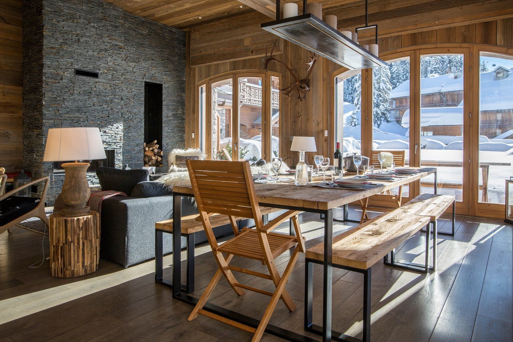 luxury apartment 6 Rooms for seasonal rent on MERIBEL LES ALLUES (73550)