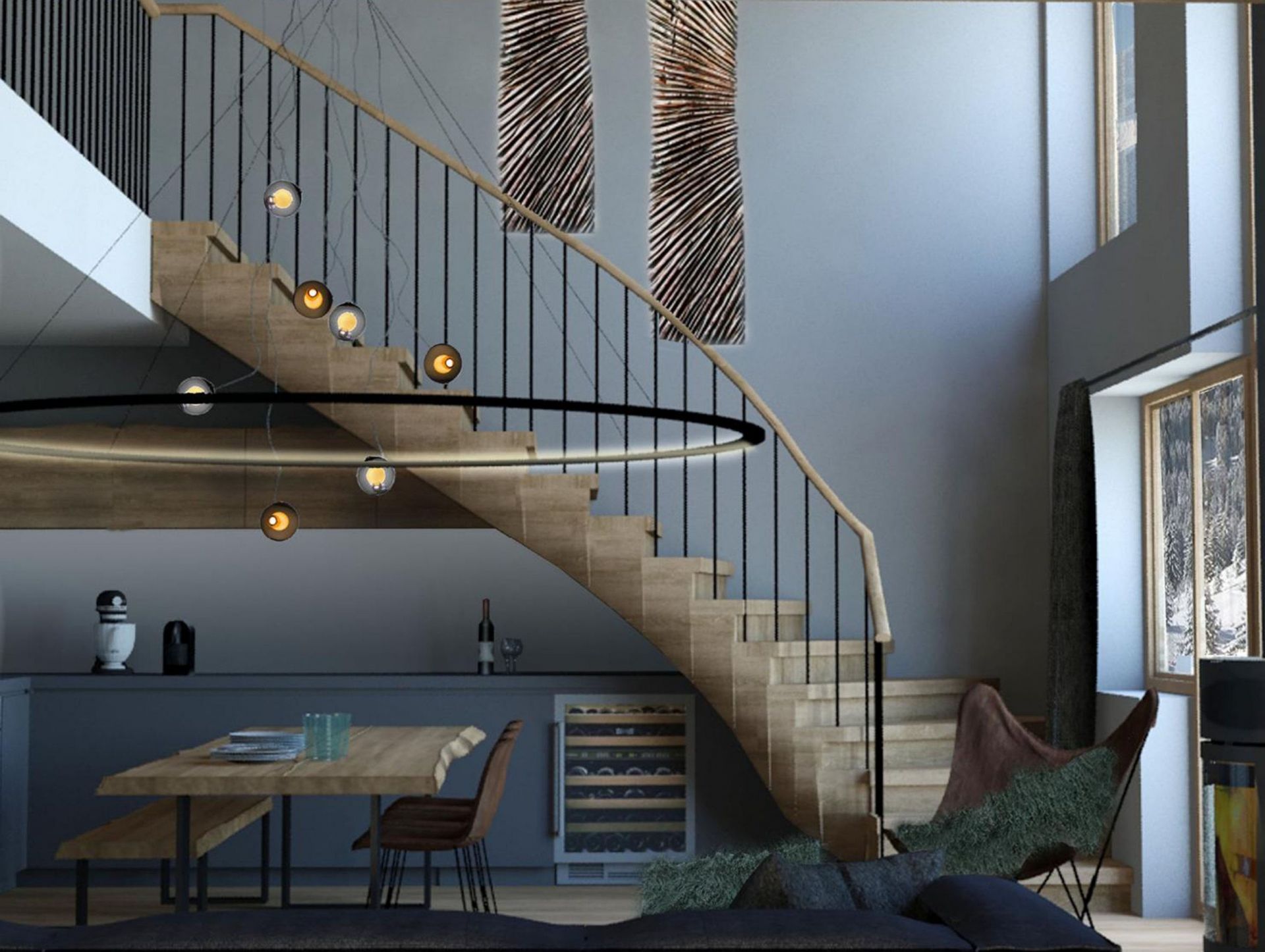 luxury duplex 5 Rooms for sale on CHATEL (74390)