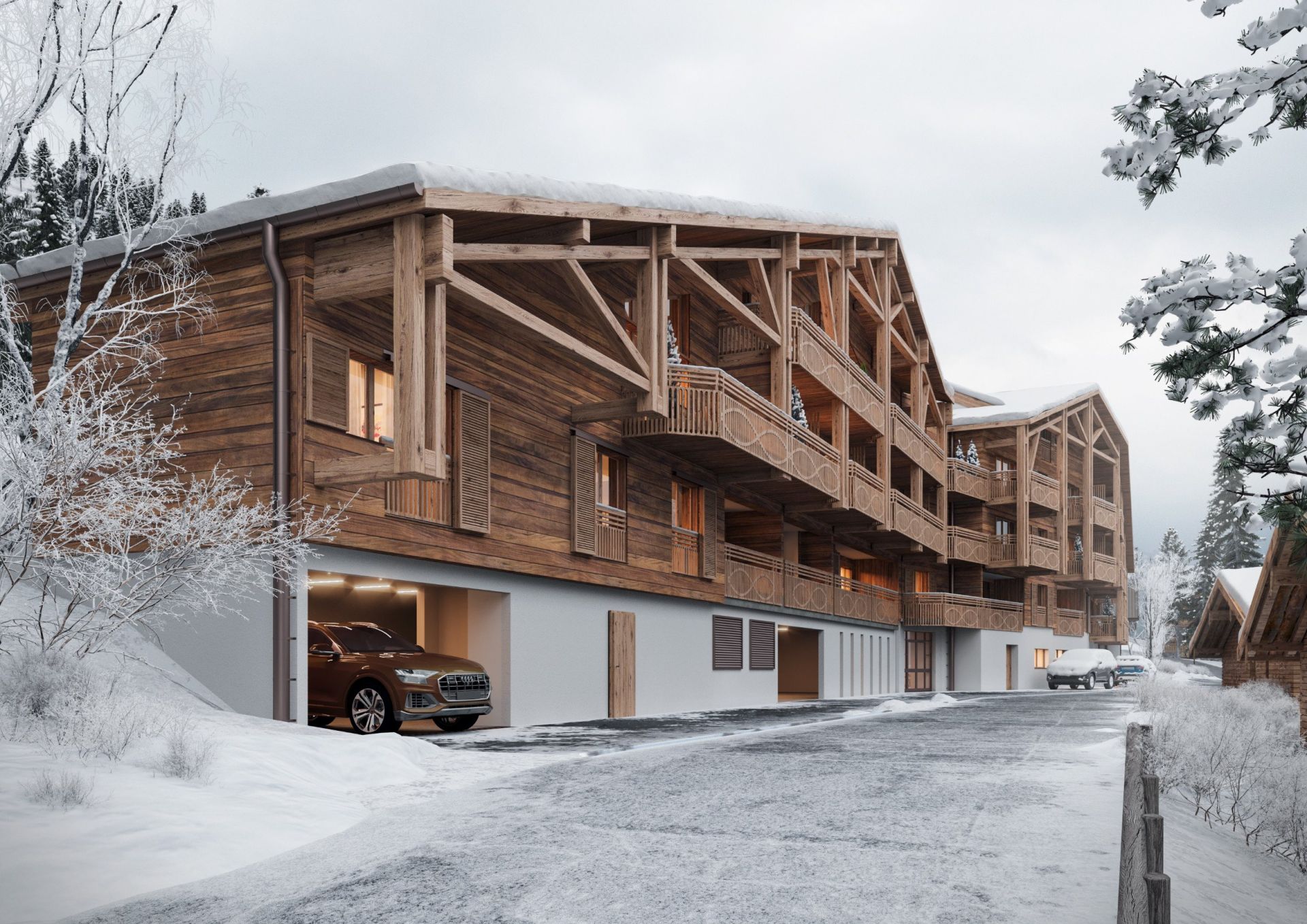 luxury duplex 5 Rooms for sale on CHATEL (74390)