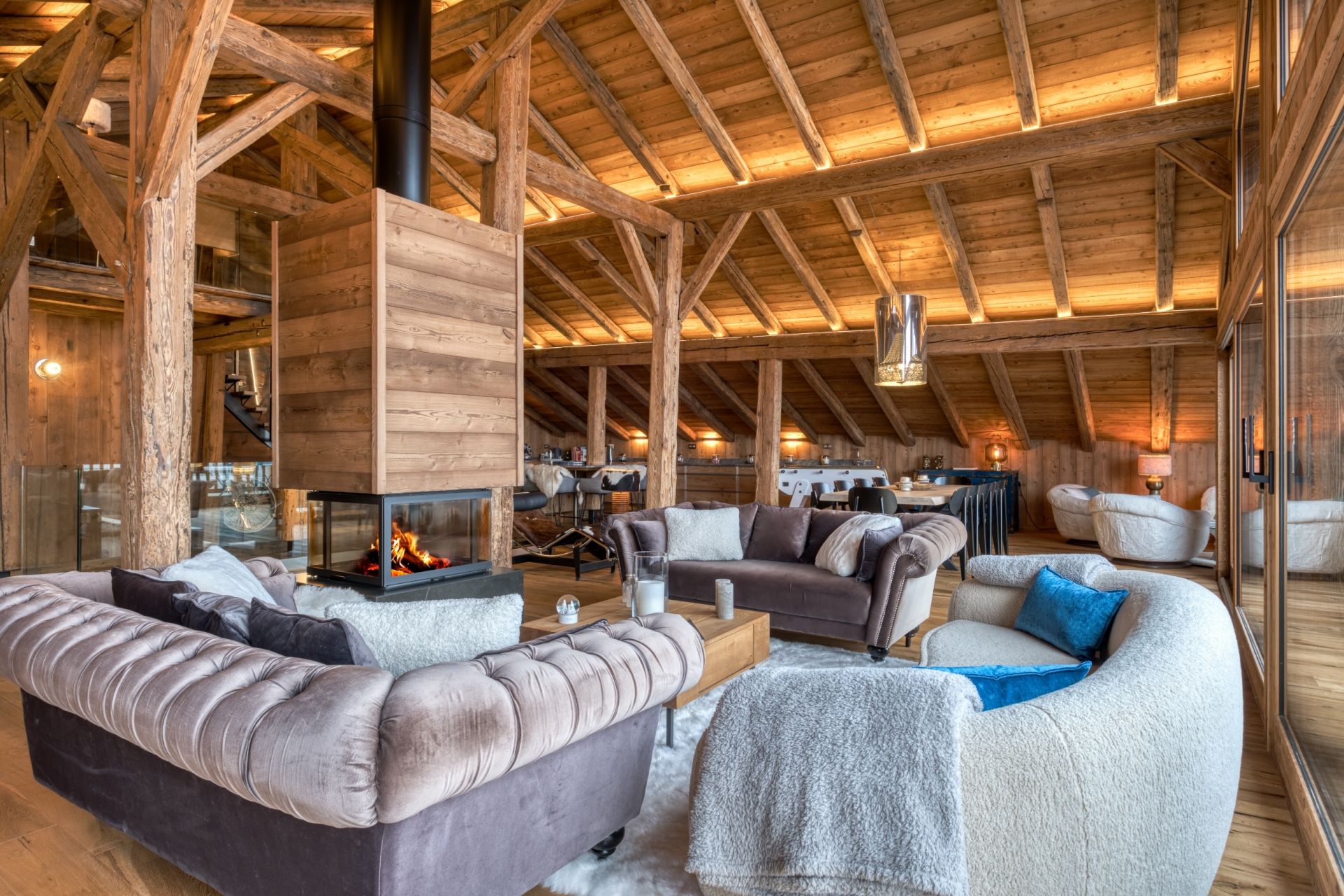 ferme de luxe 6 Pièces en location saisonnière sur COMBLOUX (74920)