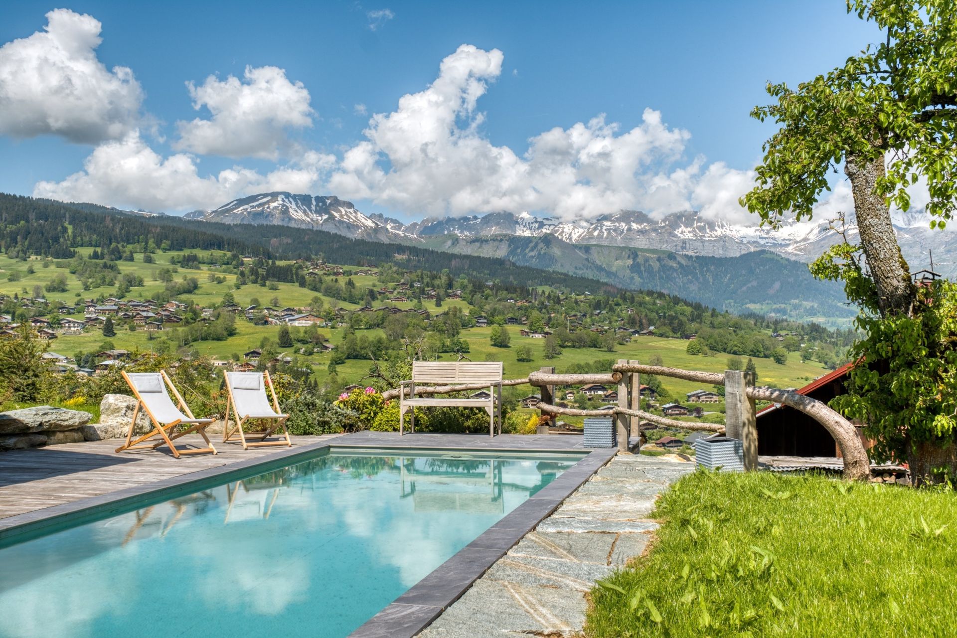 ferme de luxe 6 Pièces en location saisonnière sur COMBLOUX (74920)