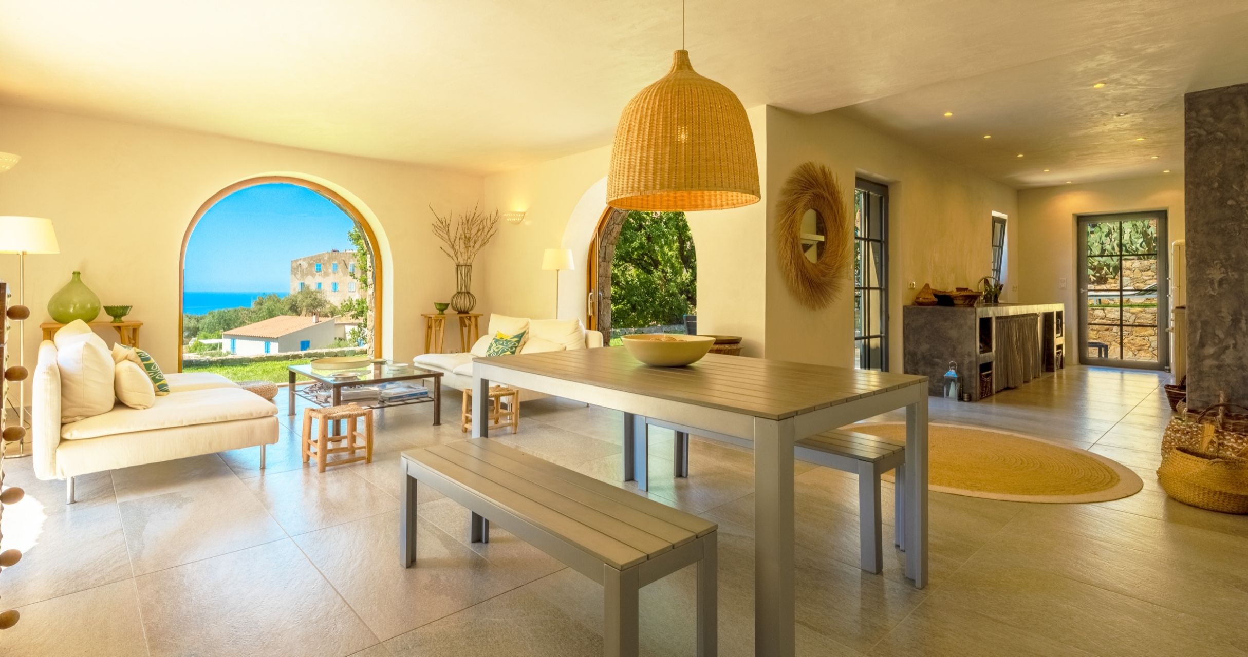 villa de luxe 6 Pièces en location saisonnière sur PIGNA (20220)