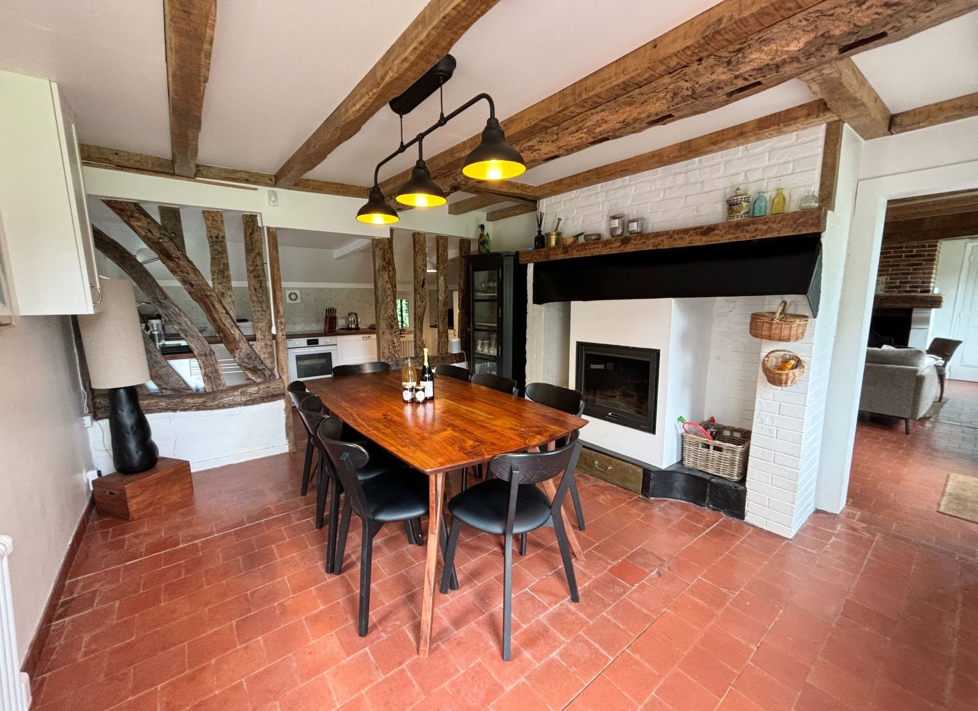 chaumière de luxe 5 Pièces en location saisonnière sur BONNEBOSQ (14340)