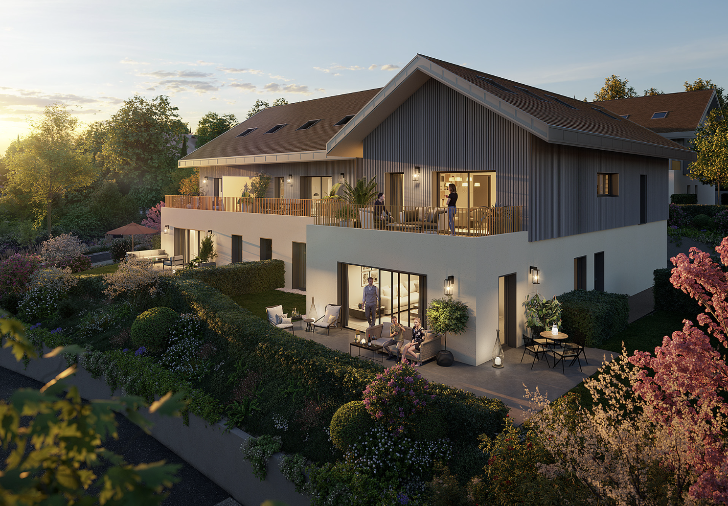 luxury apartment 5 Rooms for sale on ANNECY LE VIEUX (74940)