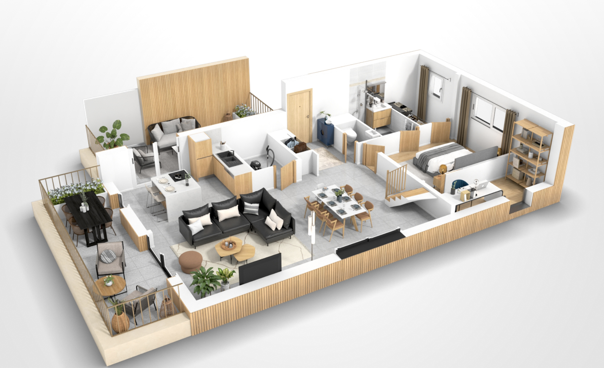 luxury apartment 5 Rooms for sale on ANNECY LE VIEUX (74940)