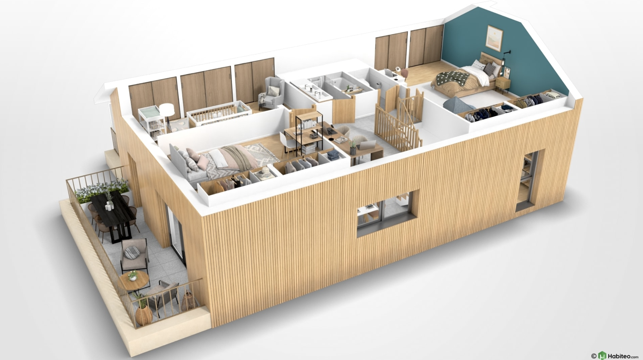 luxury apartment 5 Rooms for sale on ANNECY LE VIEUX (74940)