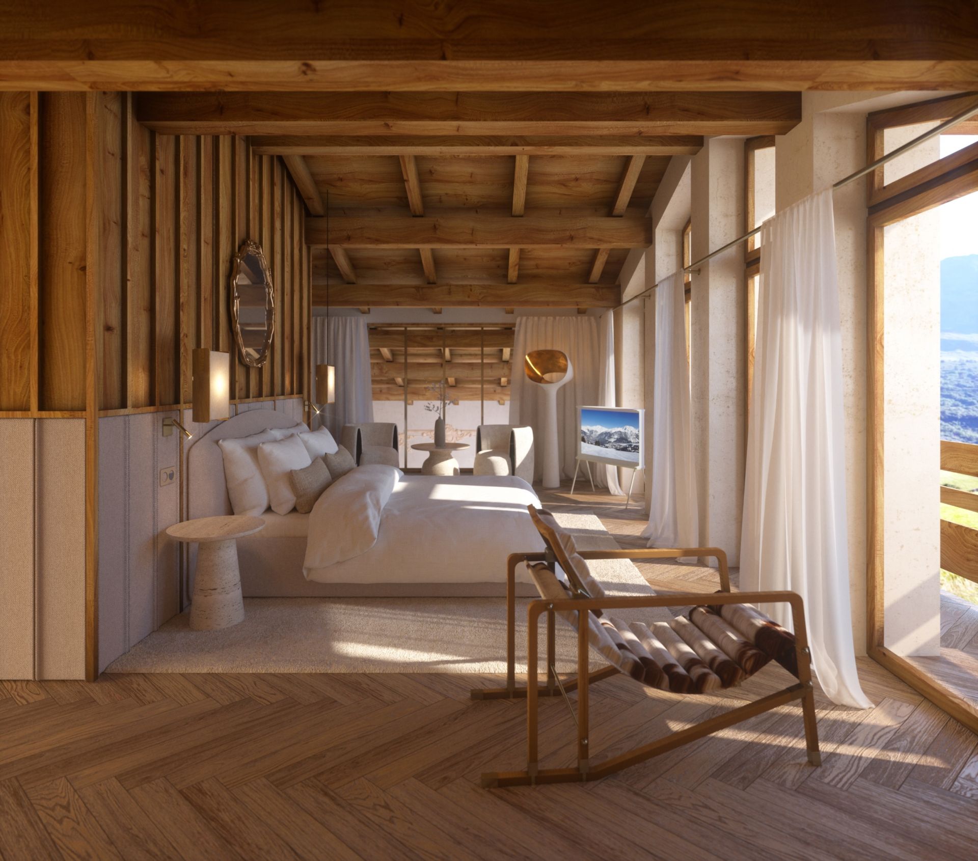chalet de luxe 10 Pièces en location saisonnière sur COURCHEVEL (73120)