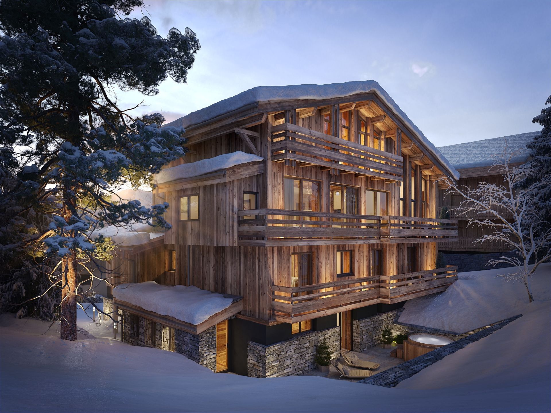 chalet de luxe 10 Pièces en location saisonnière sur COURCHEVEL (73120)