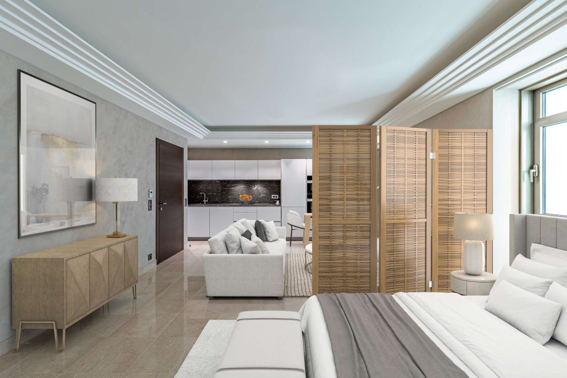 luxury apartment 1 room for sale on MONACO (98000)