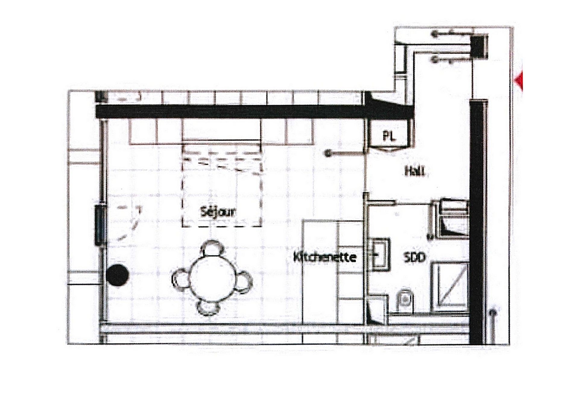 luxury apartment 1 room for sale on MONACO (98000)
