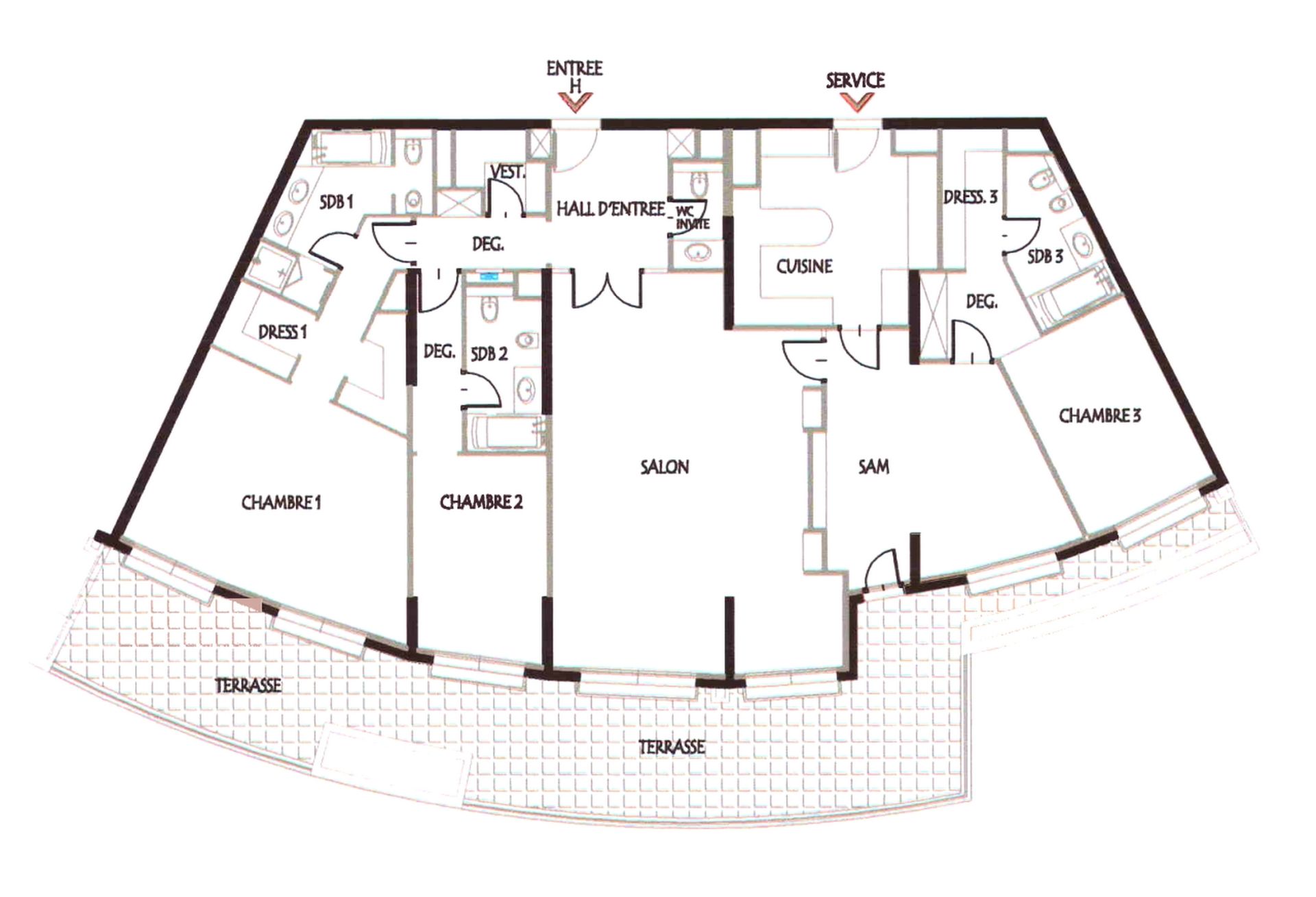 appartement de luxe 5 Pièces en vente sur MONACO (98000)