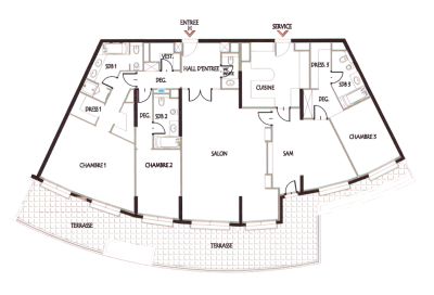 Sale Luxury apartment Monaco 5 Rooms 293.75 m²