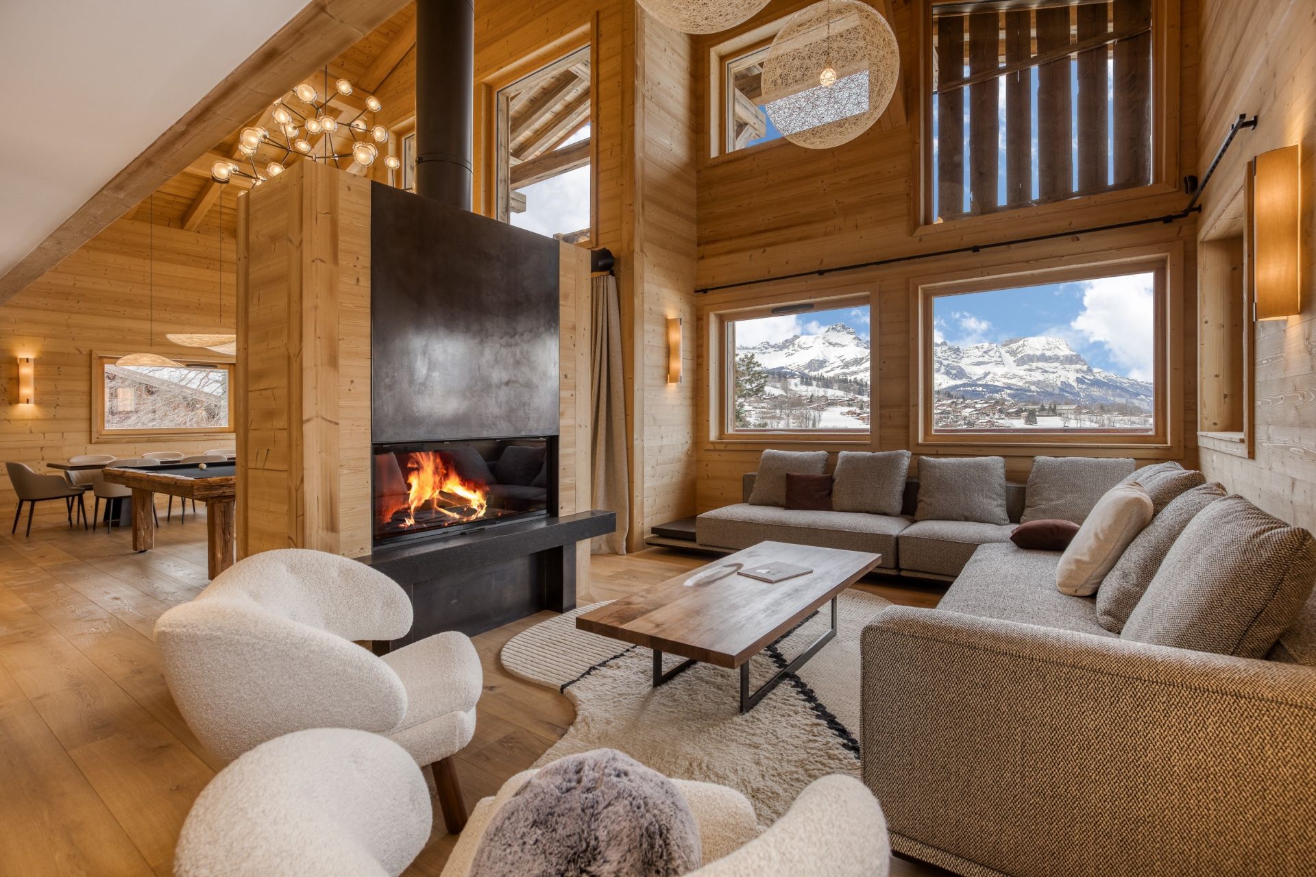 chalet de luxe 8 Pièces en location saisonnière sur MEGEVE (74120)