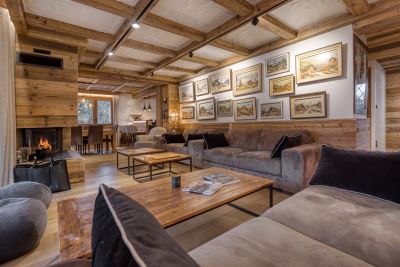 Rental Luxury apartment Megève 6 Rooms 180 m²