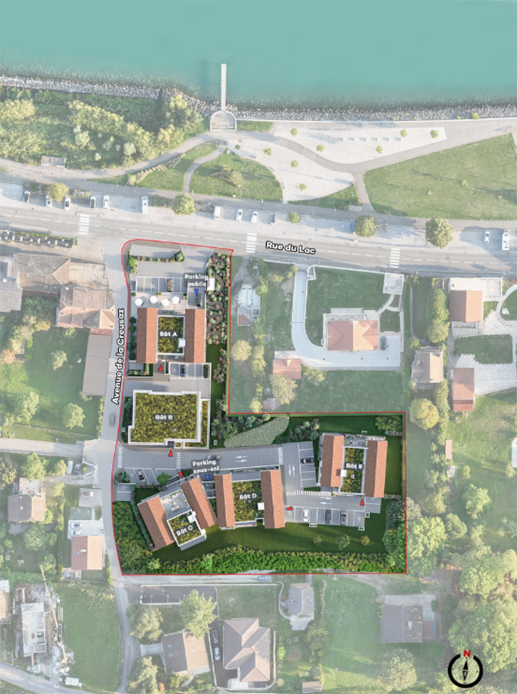 luxury apartment 4 Rooms for sale on NEUVECELLE (74500)
