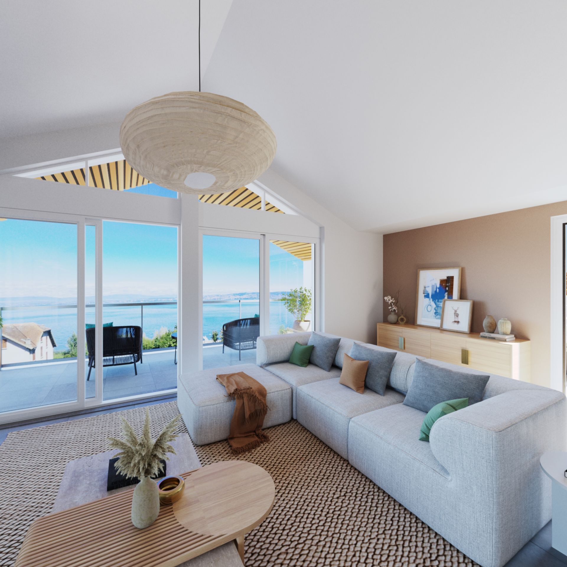 luxury apartment 4 Rooms for sale on NEUVECELLE (74500)