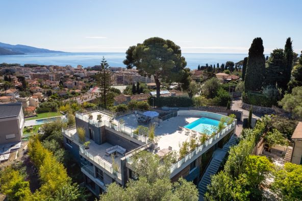 contemporary house 15 Rooms for sale on ROQUEBRUNE CAP MARTIN (06190)