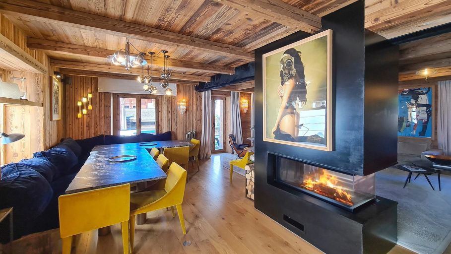 luxury chalet 8 Rooms for seasonal rent on MEGEVE (74120)