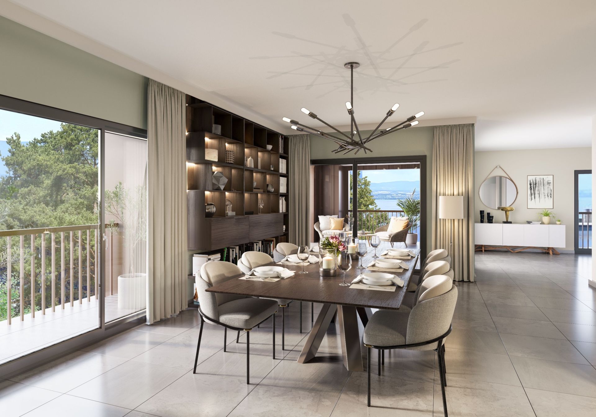 luxury apartment 5 Rooms for sale on EVIAN LES BAINS (74500)