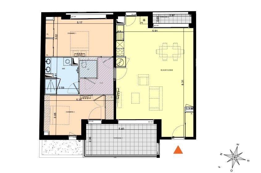 appartement de luxe 3 Pièces en vente sur MONTPELLIER (34000)