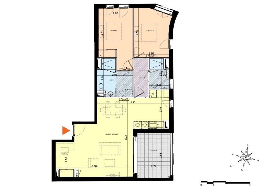 appartement de luxe 3 Pièces en vente sur MONTPELLIER (34000)