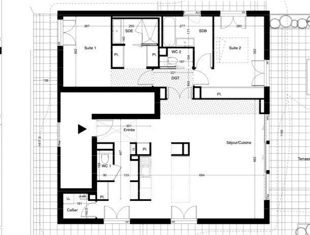 luxury apartment 3 Rooms for sale on MONTPELLIER (34000)