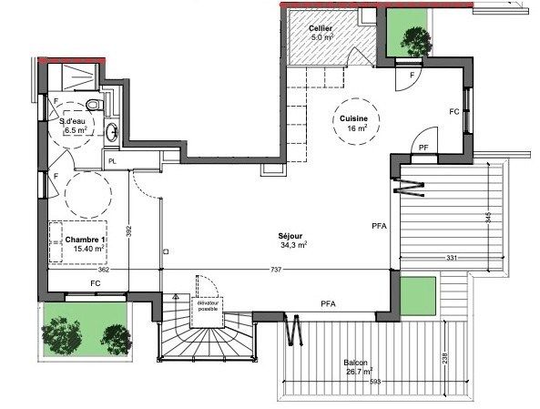 appartement de luxe 4 Pièces en vente sur MONTPELLIER (34000)