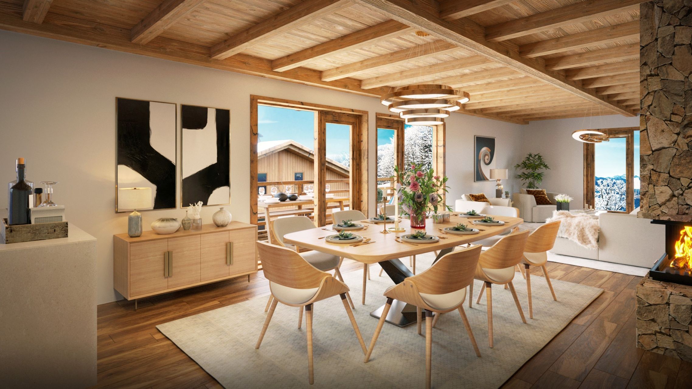 luxury chalet 6 Rooms for sale on MEGEVE (74120)