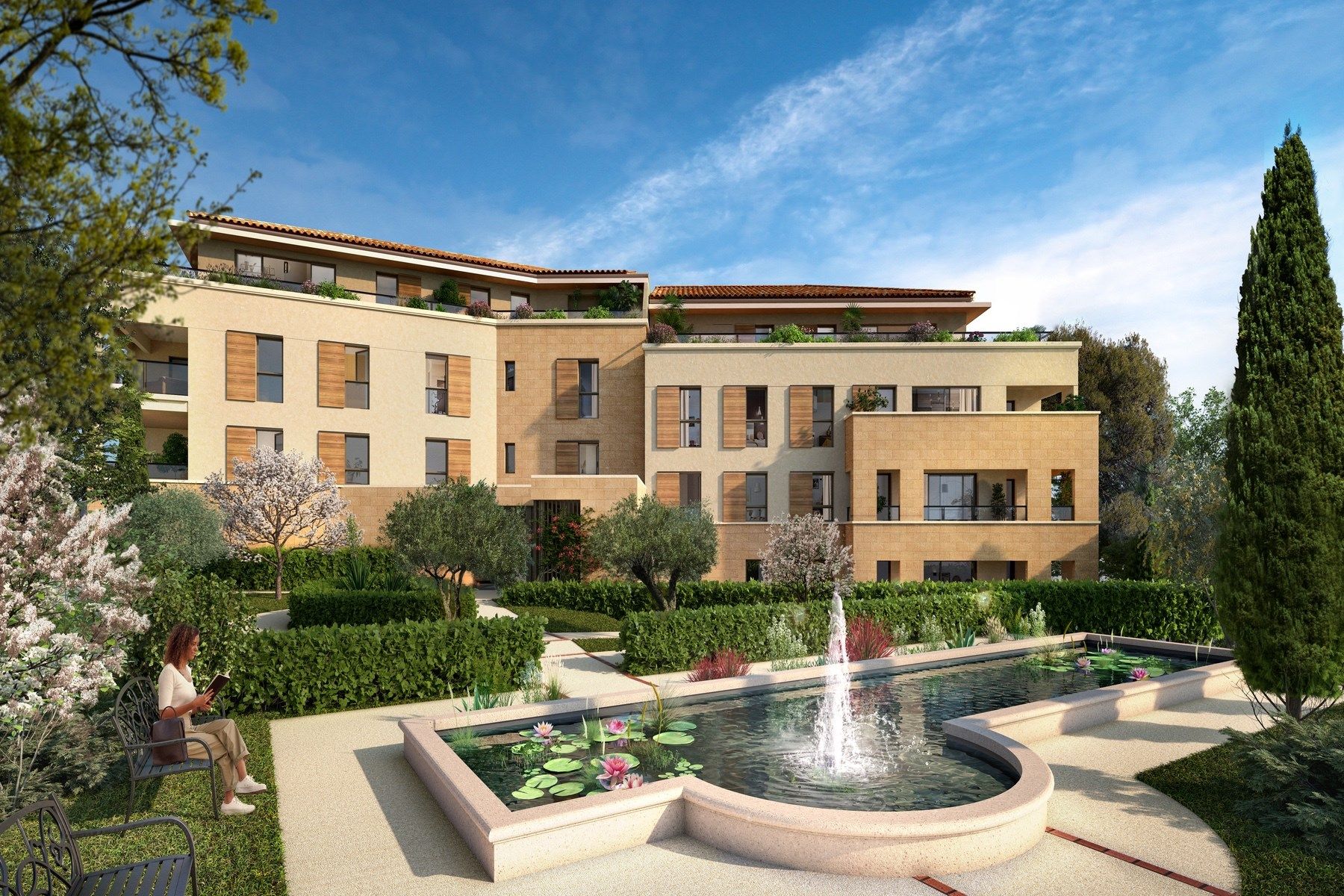luxury apartment 2 Rooms for sale on AIX EN PROVENCE (13100)