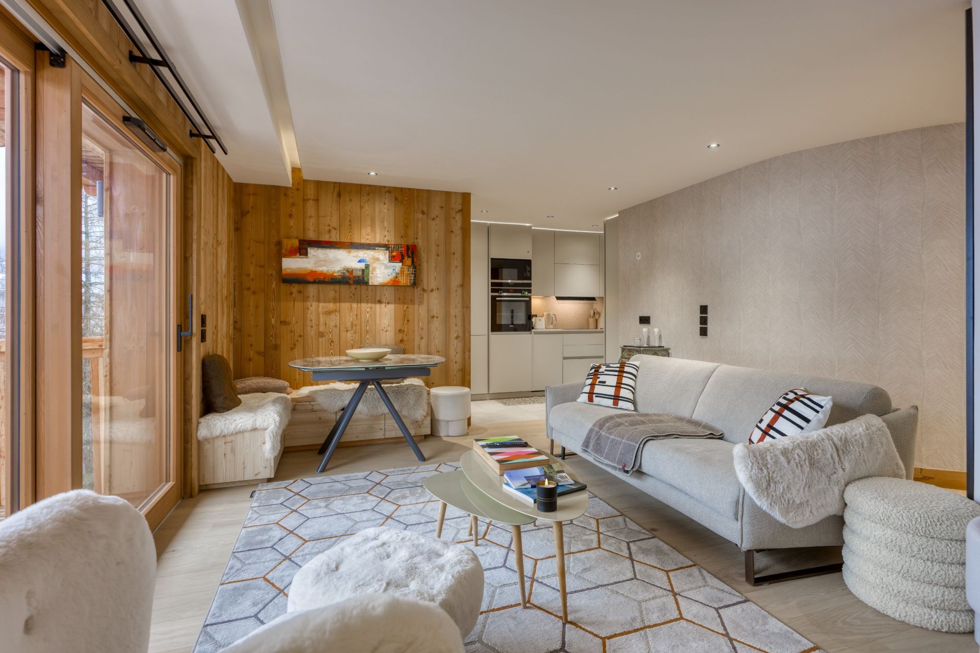 luxury apartment 3 Rooms for seasonal rent on MEGEVE (74120)