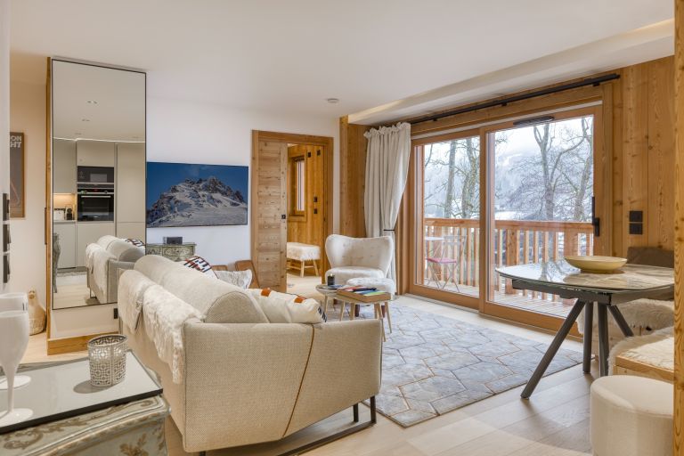 luxury apartment 3 Rooms for seasonal rent on MEGEVE (74120)
