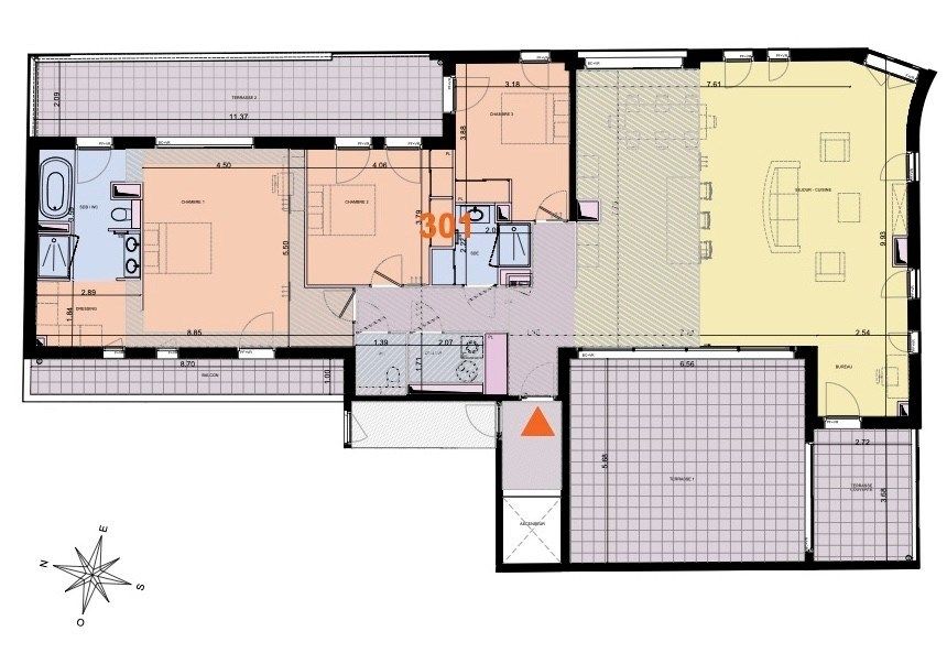 appartement de luxe 4 Pièces en vente sur MONTPELLIER (34000)