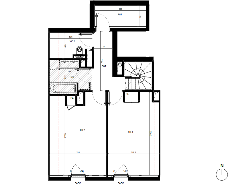 luxury apartment 4 Rooms for sale on NANTES (44000)