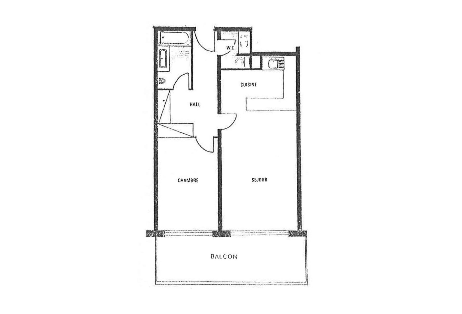 luxury apartment 2 Rooms for sale on MONACO (98000)