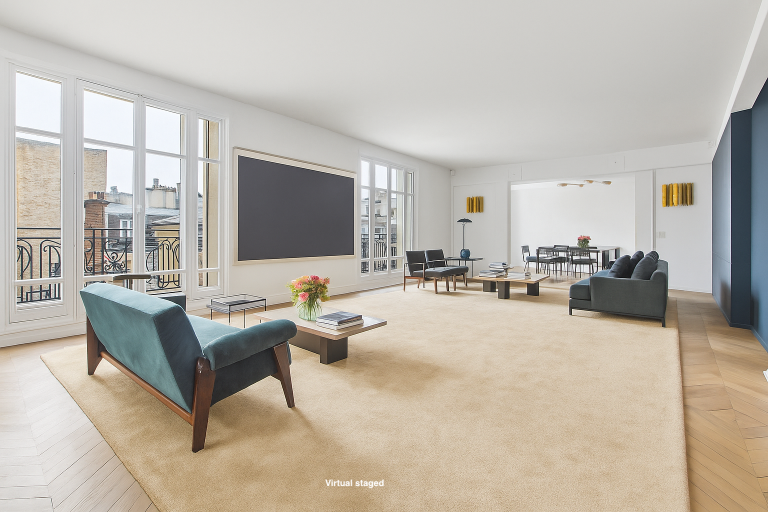luxury apartment 6 Rooms for sale on PARIS (75016)