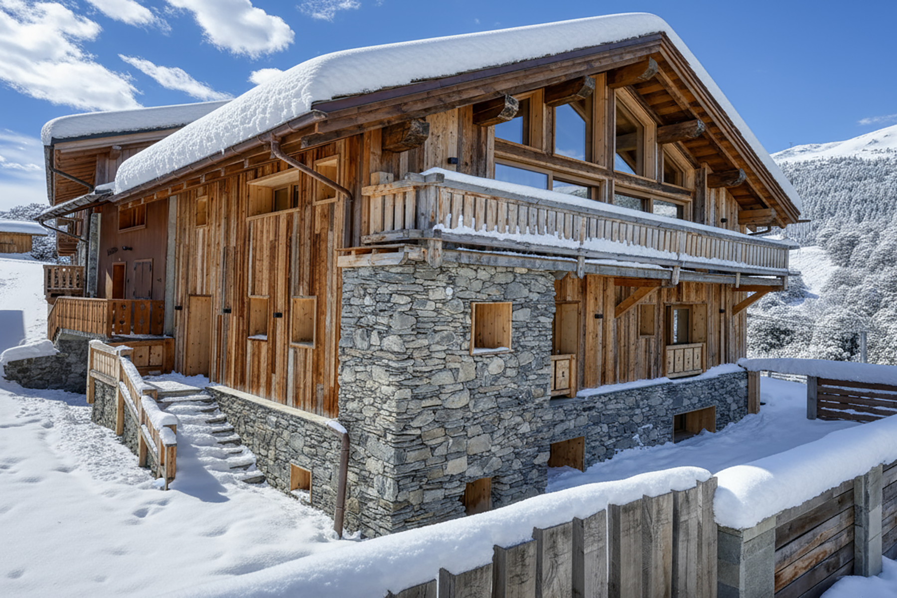 luxury chalet 8 Rooms for seasonal rent on MERIBEL LES ALLUES (73550)
