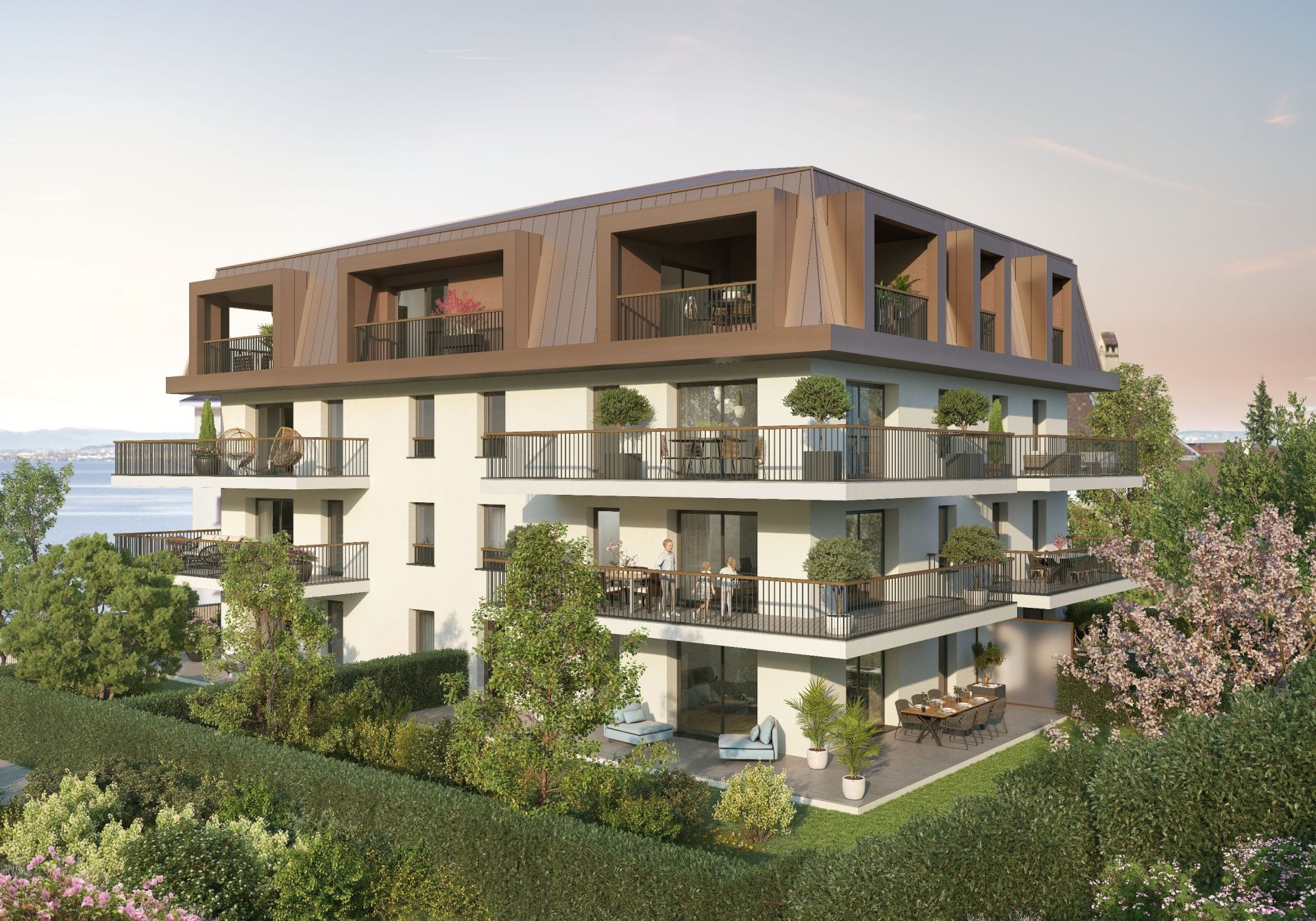 appartement de luxe 3 Pièces en vente sur EVIAN LES BAINS (74500)