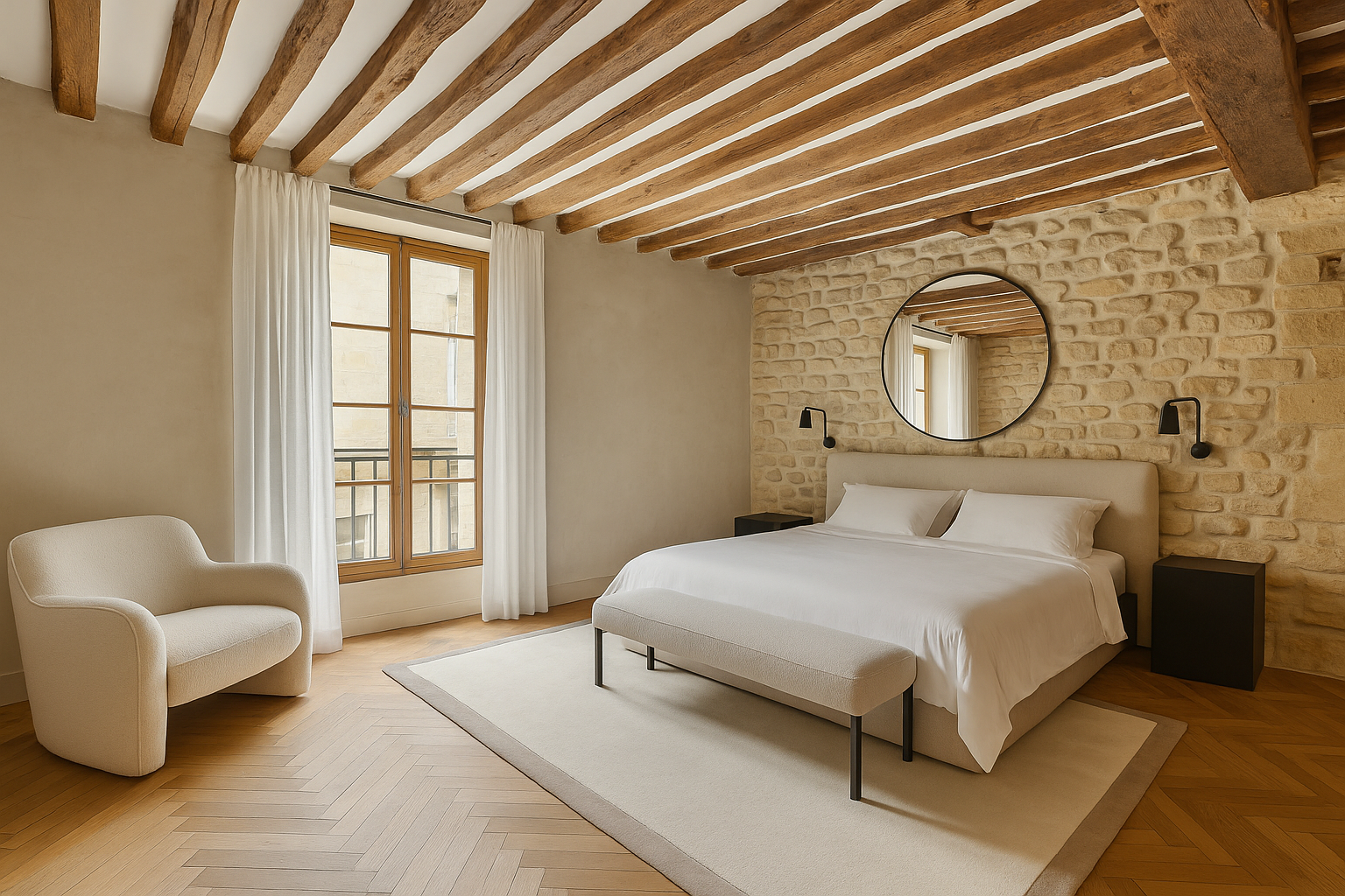 luxury duplex 2 Rooms for sale on PARIS (75003)