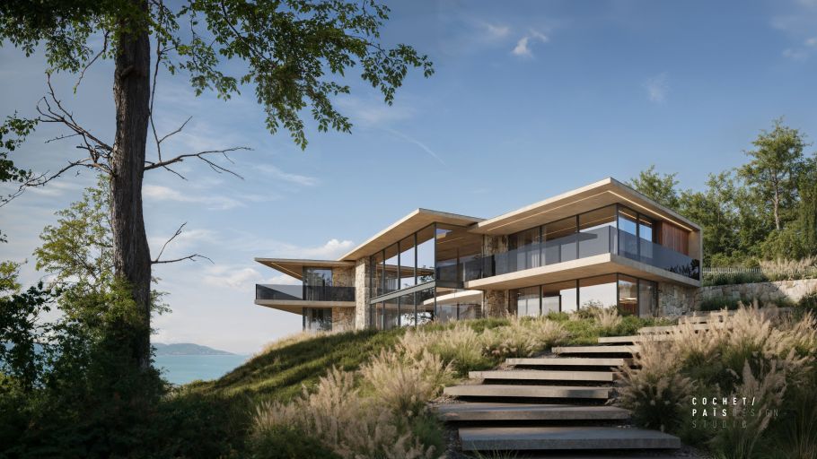 maison contemporaine 7 Pièces en vente sur THEOULE SUR MER (06590)