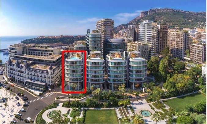 luxury duplex 6 Rooms for rent on MONACO (98000)