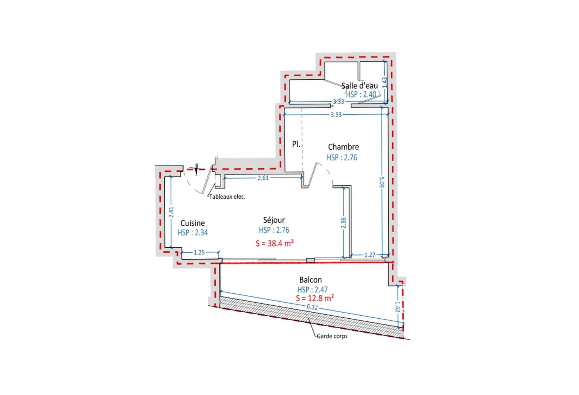 luxury apartment 2 Rooms for sale on MONACO (98000)